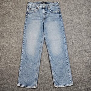 Gap 90s Loose Jeans Women's 6 28S Short High Rise Medium Wash Blue Denim